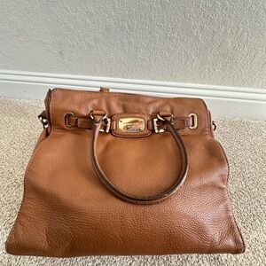 Michael Kors Tan Leather Shoulder Bag